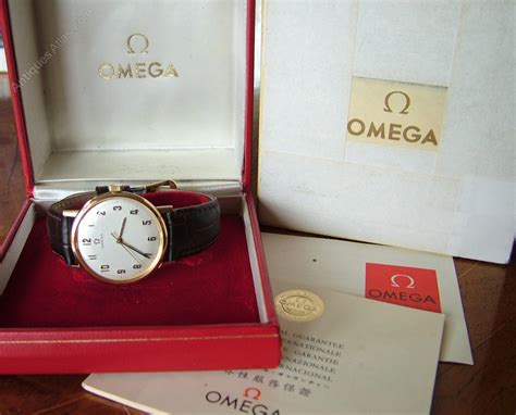 omega watch box and papers|Omega Watch case.